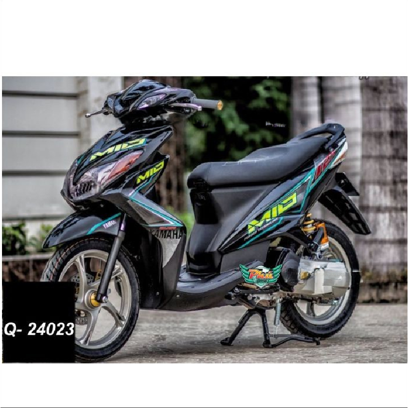 Tem Luvias Mio Xanh đen , xe đen (B)