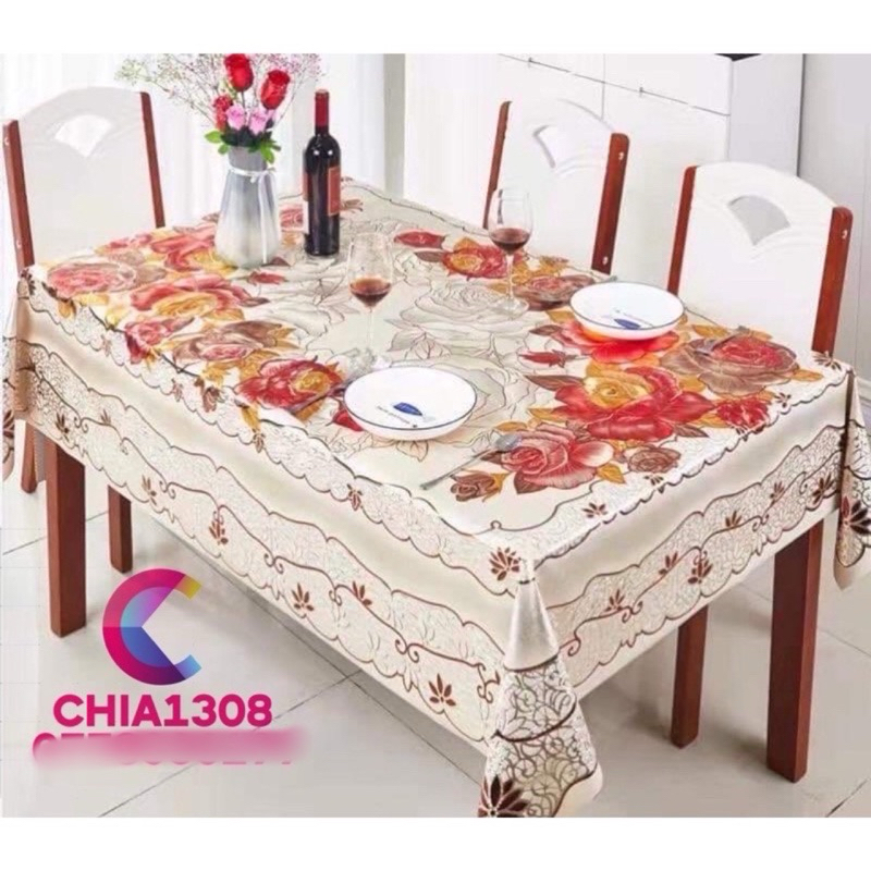 khăn trải bàn 3D cao cấp đủ cỡ bàn