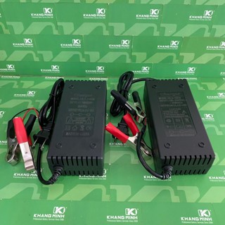Sạc pin sắt Li-Fe 4S 14.6V 5A - 10A có quạt làm mát và đèn báo đầy