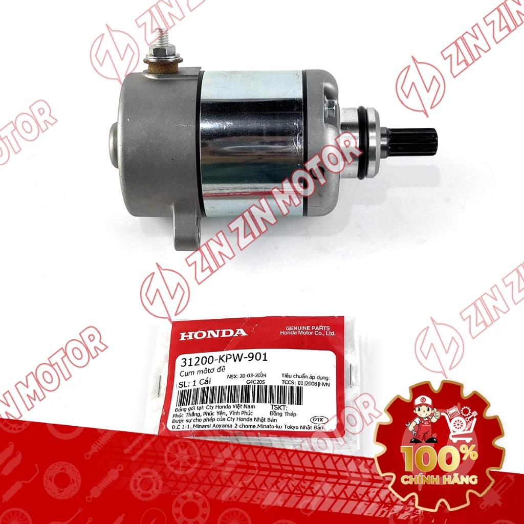 Mô tơ Đề, Củ Đề Future 125 Mập, Future Fi 125, Future BXC 125 2014 2015 2016 2017 Chính Hãng - ZZM