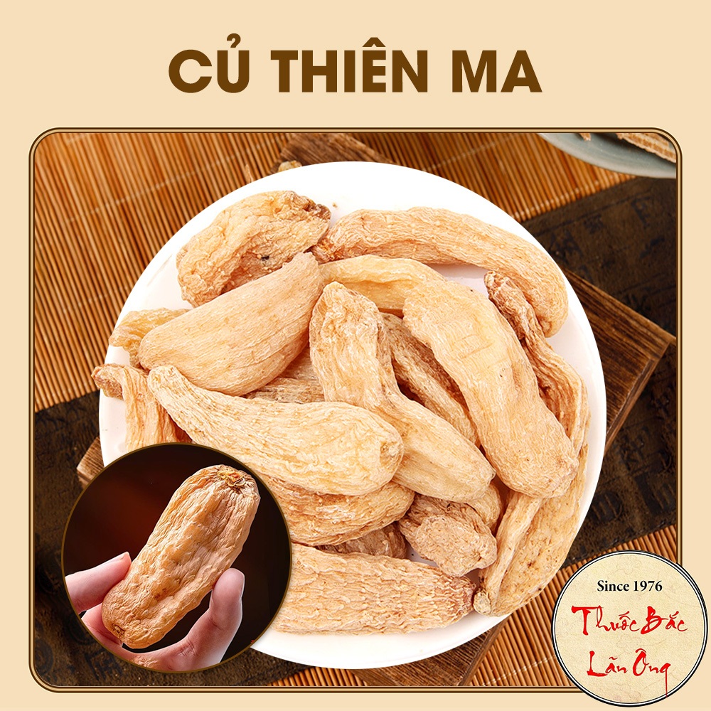Củ thiên ma khô 500g (Hàng loại 1, khô, to đẹp)
