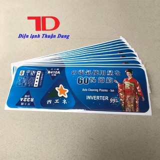 Tem Máy Lạnh nội địa Nhật 36x14cm MS02
