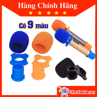 Combo Bộ vòng bảo vệ Micro và Đầu bọc mic chống bụi bẩn, chống va đập, chống lăn micro