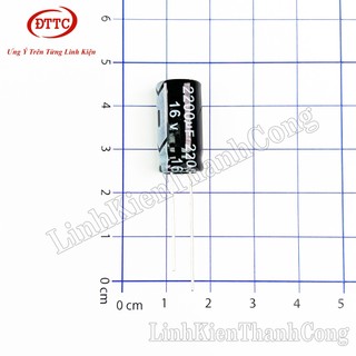 Bộ 10 Chiếc Tụ Hóa 2200uF 16V (10x20mm)