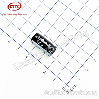 Bộ 10 Chiếc Tụ Hóa 2200uF 16V (10x20mm)