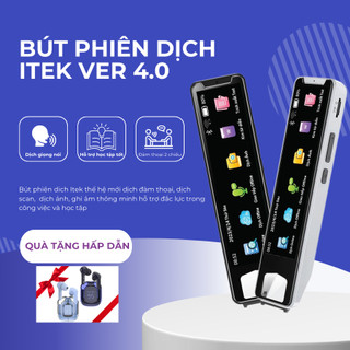 Bút Phiên Dịch Thông Minh I tek Pro Venus - Corisu Phiên Dịch Đa Ngôn Ngữ Sử Dụng Được Offline Bảo Hành 12 Tháng