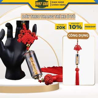 Dây Treo Ô Tô Phật Quan Âm 3 Mặt - Trang Trí Xế Yêu - Vật Phẩm Phong Thủy