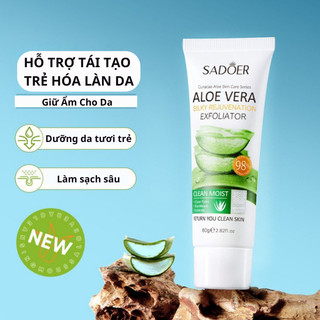  Tẩy Tế Bào Chết Tinh Chất Nha Đam Sadoer Exfoliate Dưỡng Da Tươi Trẻ Trắng Sáng 