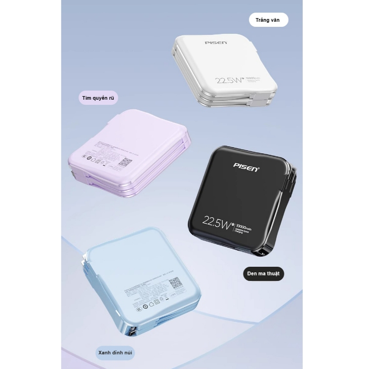 [Hỏa tốc] Sạc dự phòng PISEN QUICK Power Box Square - ĐIỆN BÁ ĐẠO LẬP PHƯƠNG - LS-DY236 | Chuẩn CCC | BigBuy360 - bigbuy360.vn