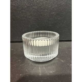 Chân nến tealight tròn bằng thủy tinh