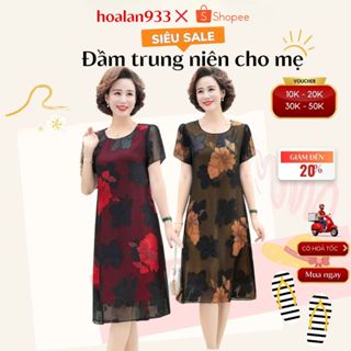 Đầm  trung niên Cao cấp  rambut 🎉🎉