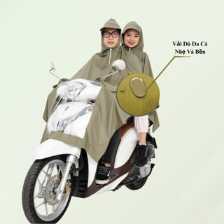 Áo mưa vải dù loại 1 đầu và 2 đầu ( chống mưa hắt, vải dù siêu bền)