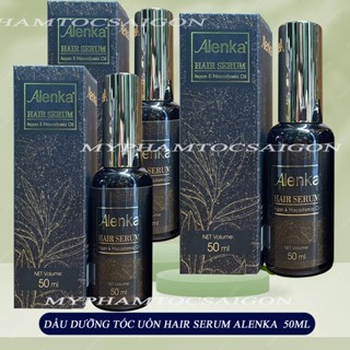 (chính hãng_giá sỉ)Tinh dầu dưỡng bóng và giữ nếp tóc uốn sóng lơi Alenka Hair Serum 50ml