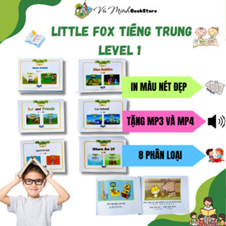 Sách - Trọn Bộ Little Fox Tiếng Trung Level 1 Tặng Kèm File Nghe