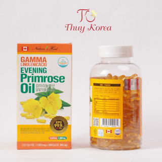 [Đầy Đủ Tem] Viên Uống Tinh Dầu Hoa Anh Thảo Hàn Quốc Gamma Linolenic Acid, Làm đẹp da, cân bằng nội tiết tố nữ
