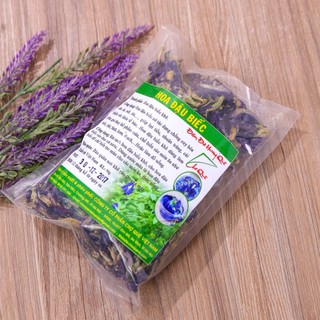 Hoa đậu biếc gói 100g pha trà nấu xôi và tạo màu thực phẩm