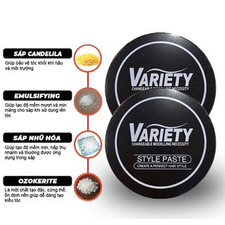 COMBO GÔM XỊT TÓC SILHOUETTE VÀ SÁP VUỐT TÓC VARIETY