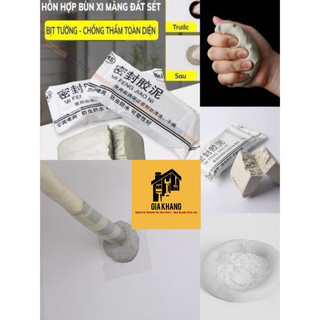  Xi Măng Trắng Chống Thấm Cách Nhiệt Bùn Đất Sét Keo Trám Tường Nhà Lỗ Điều Hoà Đường Ống Nước