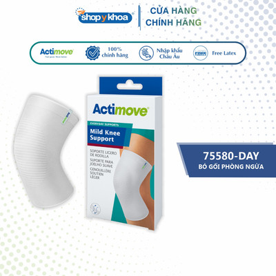 Bó Gối Phòng Ngừa 75580-DAY, Màu Trắng [Actimove] - Nhập Khẩu Chính Hãng Châu Âu (1 Cái)