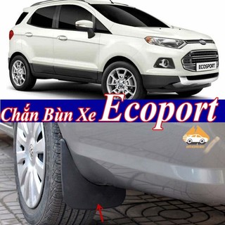 Chắn bùn xe Ecosport 2014, 2015, 2016, 2017 Bộ 4 miếng+ kèm ốc vít vừa form xe, lắp đặt dễ dàng