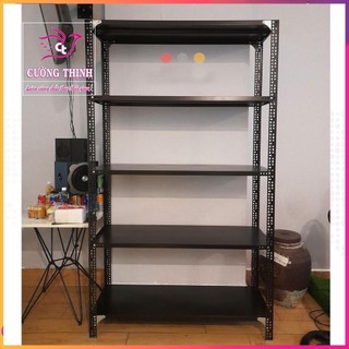  Kệ sắt V lỗ 3t âng 4 tầng 5 tầng Dài 80cm x Rộng 50cm x Cao 60-80-100-120-150-200cm kệ trưng bày,kệ lắp ghép 
