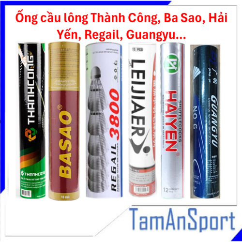 Ống cầu lông Thành Công/ Ba Sao/ Hải Yến/ Guangyu...xịn [quả cầu lông chuẩn thi đấu]