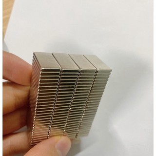 Nam châm 20x10x2mm siêu mạnh, nam châm hình chữ nhật các loại độ dày