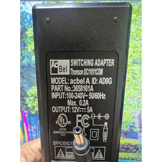 Bộ Nguồn 12v DC 5A( không kèm dây nguồn)