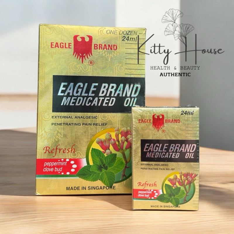 DẦU GIÓ VÀNG CON Ó EAGLE BRAND CHAI 24ML