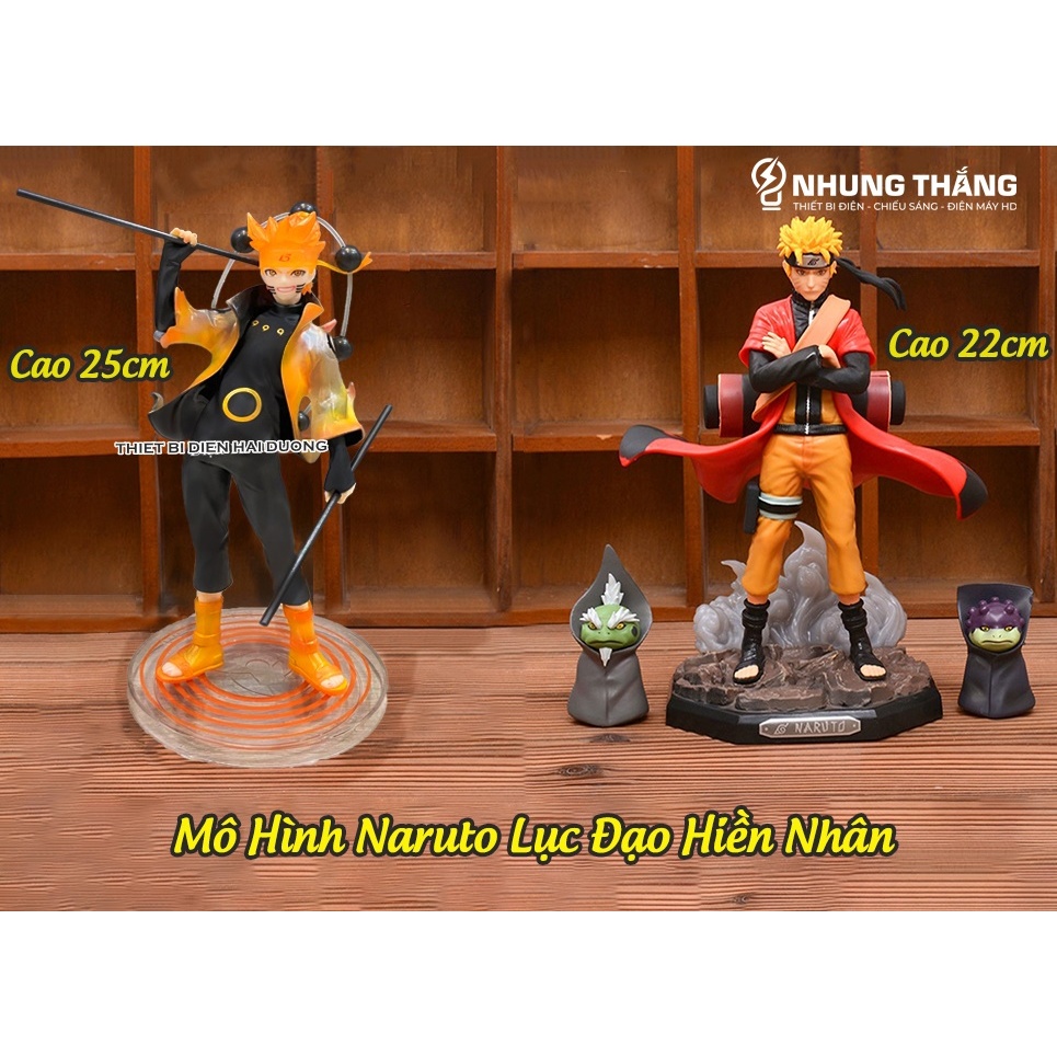 Đồ Chơi Mô Hình Uzumaki Naruto Lục Đạo Hiền Nhân - Cao 22cm-25cm - Kiểu Dáng Cool Ngầu