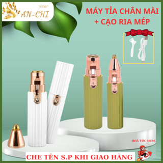 Máy tỉa lông mày, cắt lông mũi, cạo lông mặt đa năng làm sạch vùng kín bikini cho nữ êm ái ko xước da, Anchi Beauty