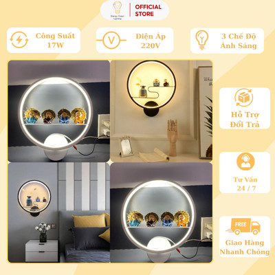 Đèn LED Treo Tường Energy Green Lighting 2 Chú Tiểu, 4 Chú Tiểu Bình An - Decor Góc Làm Việc