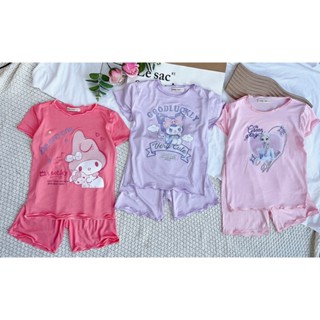 bộ thun lạnh minkyy mom cao cấp quấn biền siêu dễ thương cho bé gái-đồ bộ mặc mát mùa hè(size 8-28kg)