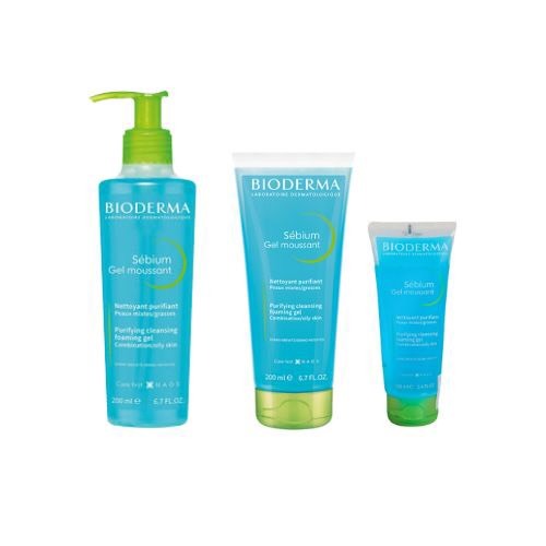 Gel rửa mặt tạo bọt BIODERMA SEBIUM GEL MOUSSANT