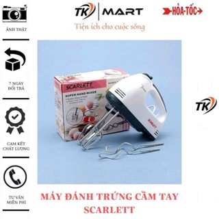 🌟BẢO HÀNH 1 ĐỔI 1🌟 Máy đánh trứng cầm tay 7 tốc độ SCARLETT - Công suất 180w