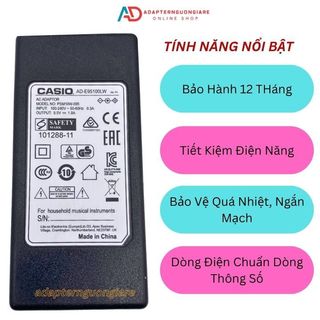 Dây Adapter nguồn đàn casio CTK-2400 CTK-245