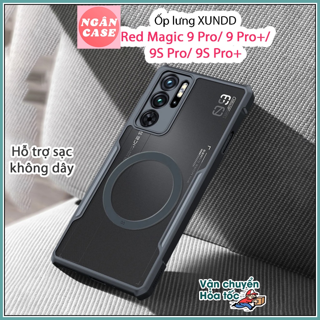 Ốp lưng XUNDD Red Magic 9 Pro / 9 Pro Plus / 9S Pro / 9S Pro Plus (BEETLE MAGNETIC) - Hỗ trợ sạc khô