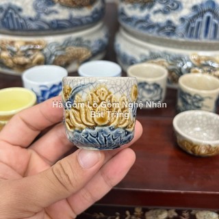 Ly cúng , chung cúng lẻ gốm sứ Bát Tràng