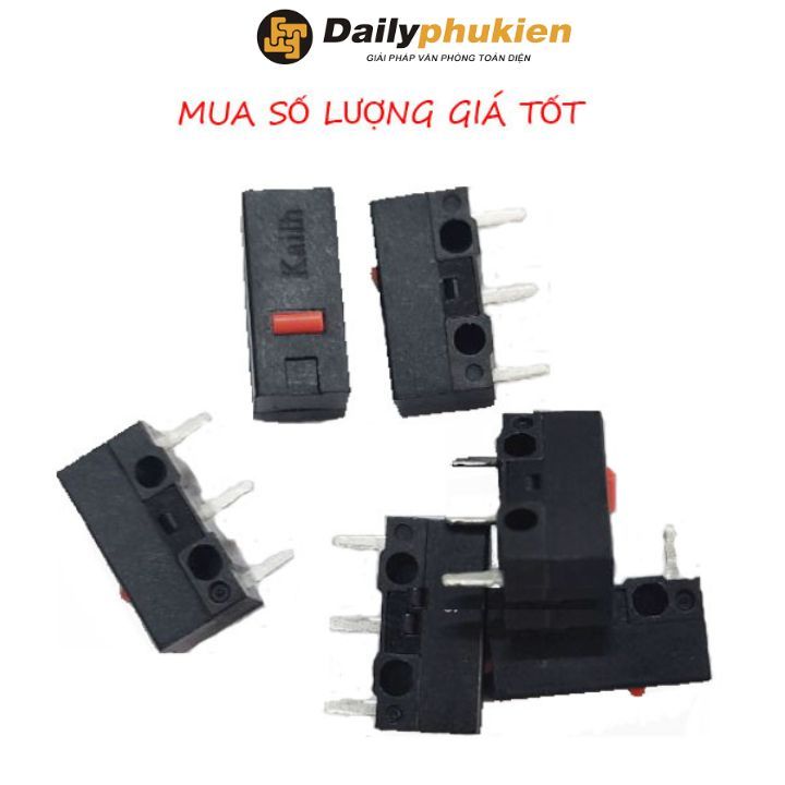 Combo 10 Nút Click chuột Kailh đỏ , Nút bấm trái phải chuột Kailh đỏ 20M