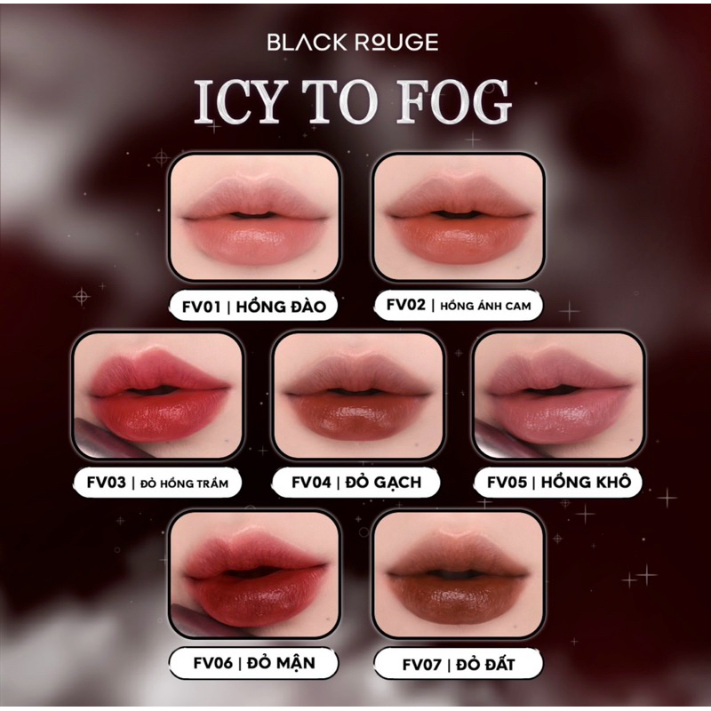 [NEW] Son kem Black Rouge Icy To Fog Velvet | BigBuy360 - bigbuy360.vn