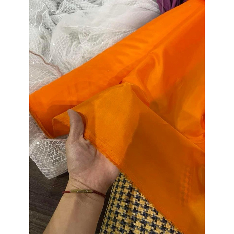 Vải lót habutai cam