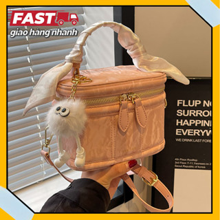  giỏ xách nữ có quai xách tay đẹp túi hộp vuông có kèm móc khóa Túi xách nữ phong cách tiểu thư đi chơi dự tiệc sang 