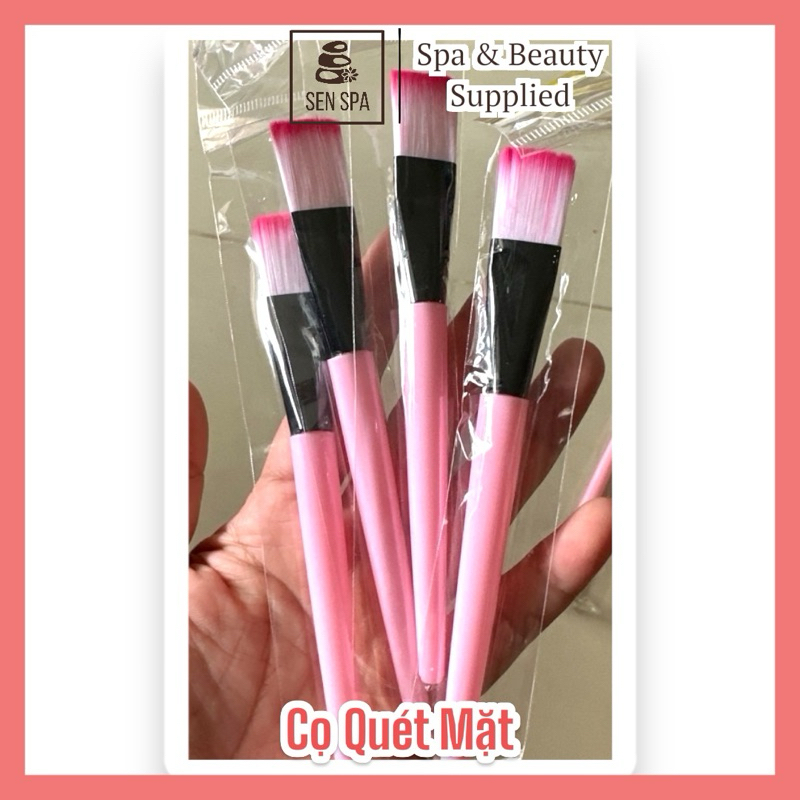Combo 10 cây cọ quét mặt nạ, cây cọ hồng