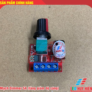  Mạch điều khiển độ sáng Led 5A  Mạch dimmer tốc độ 5A điện áp  