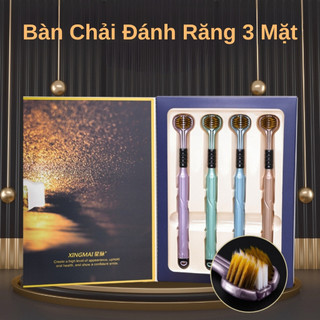 Bàn Chải Đánh Răng 3 Mặt YUKAJIE, Bàn Chải Đánh Răng Cao Cấp Đánh Bay Mảng Bám,Sạch Khoang Miệng