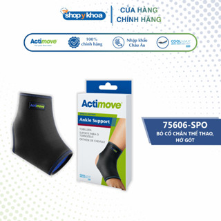 Bó Cổ Chân Thể Thao, Hở Gót Actimove , Màu Đen - Xanh Navy [75606-SPO]. Nhập Khẩu Châu Âu (1 Cái)