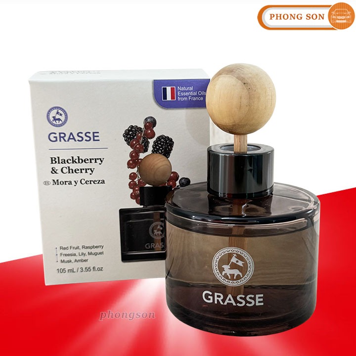 Nước Hoa Xe Hơi Grasse Blackberry Cherry Diffuser