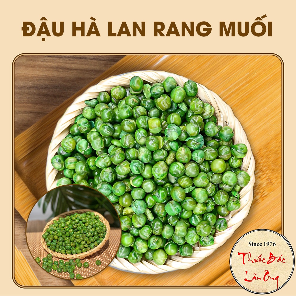 Đậu Hà Lan Rang Muối 1kg (Đồ ăn vặt thơm, ngon, giòn tan)