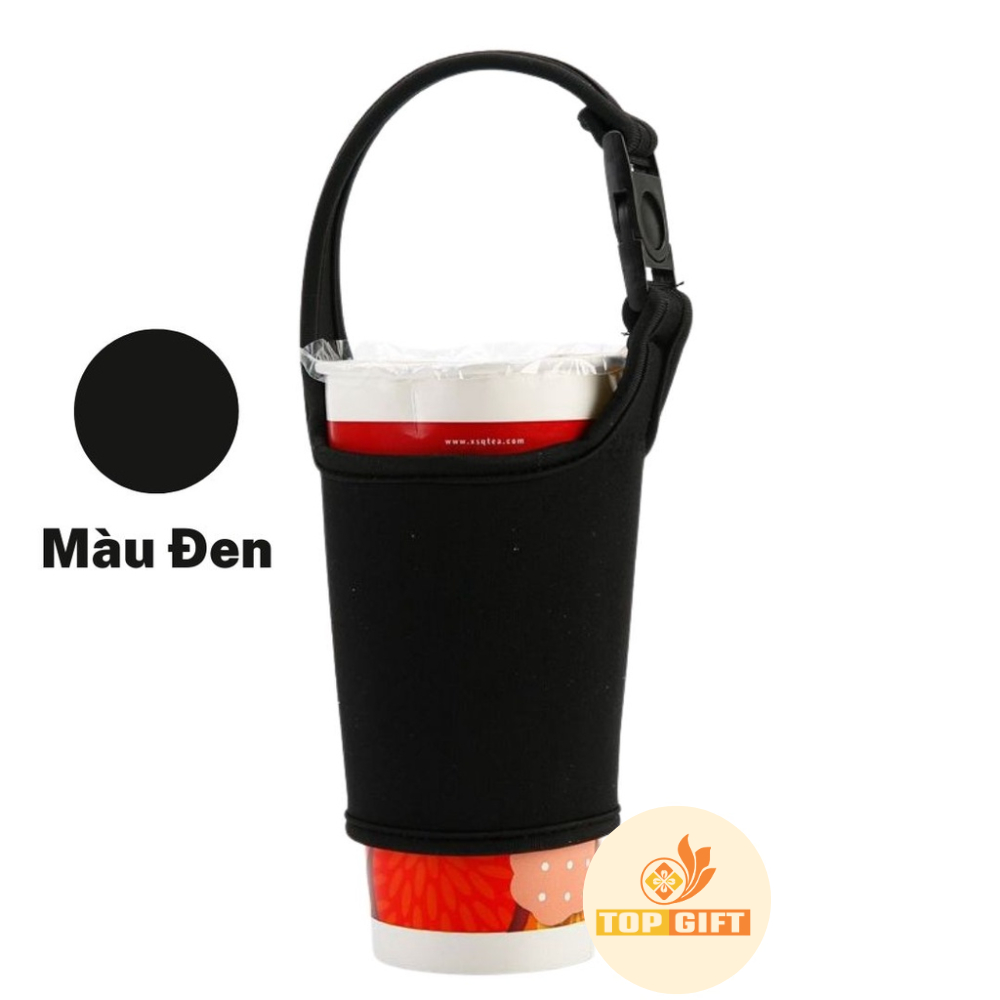 Túi đựng Ly giữ nhiệt TopGift Coffee Holic 380ml - 700ml tiện dụng | BigBuy360 - bigbuy360.vn