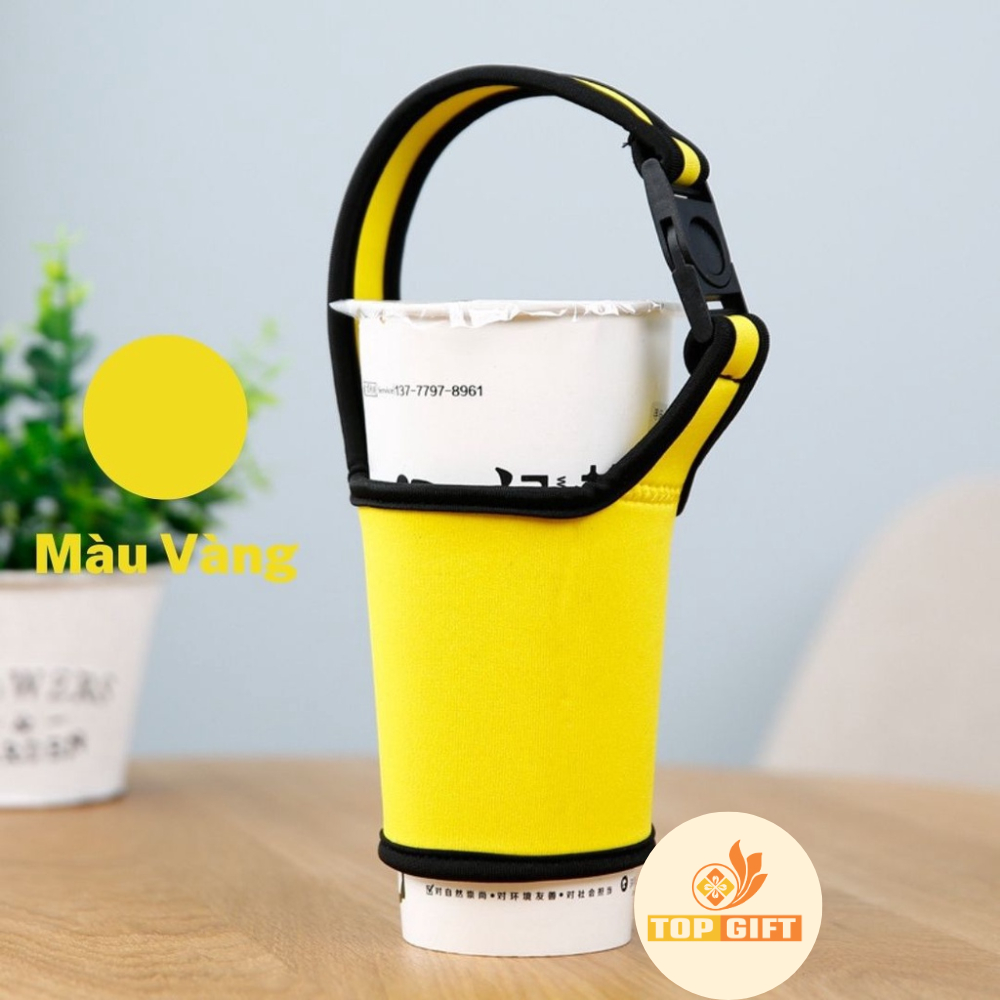 Túi đựng Ly giữ nhiệt TopGift Coffee Holic 380ml - 700ml tiện dụng | BigBuy360 - bigbuy360.vn